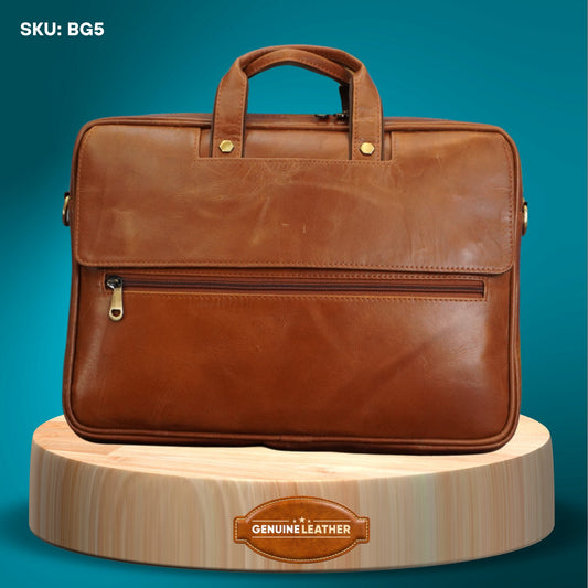 Fashius Corporate Genuine Leather Messenger Laptop Bag Wholesale BG5