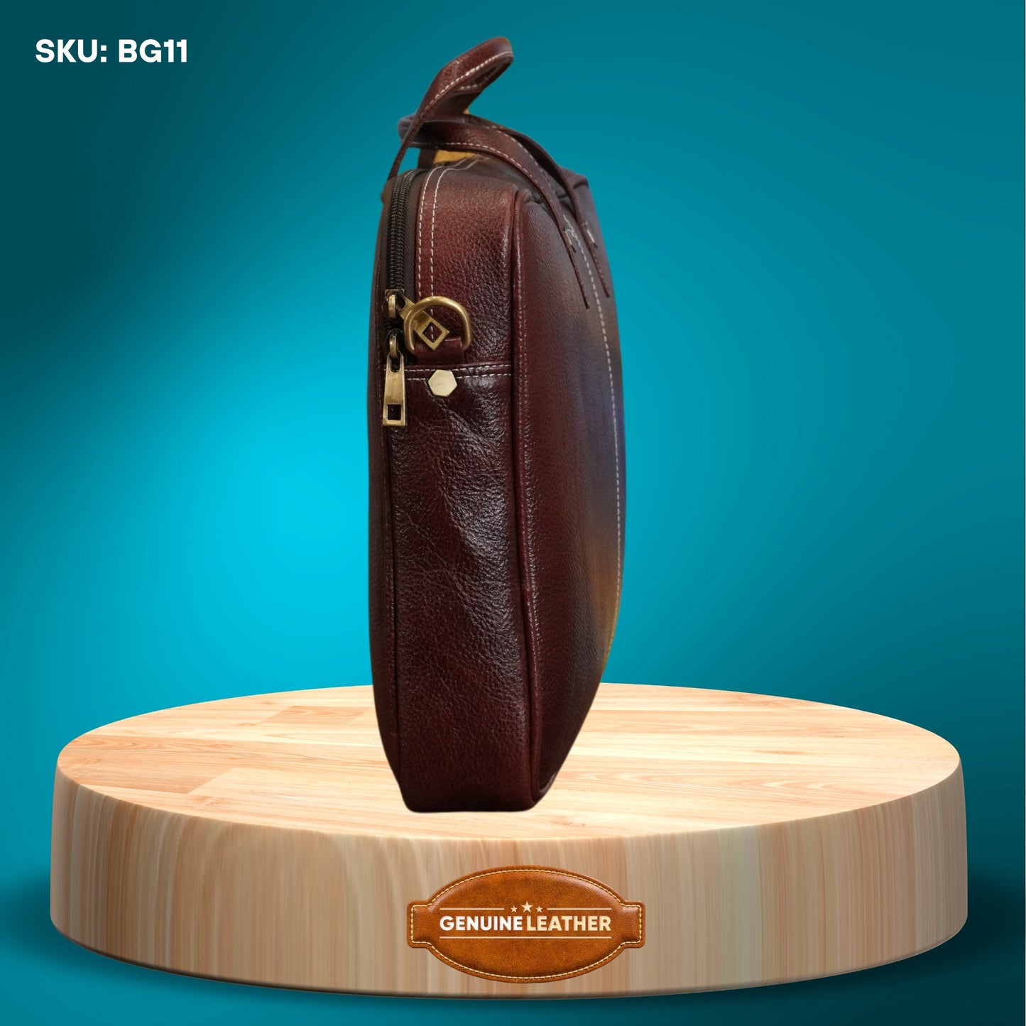 Fashius Corporate Genuine Leather Messenger Laptop Bag Wholesale BG12