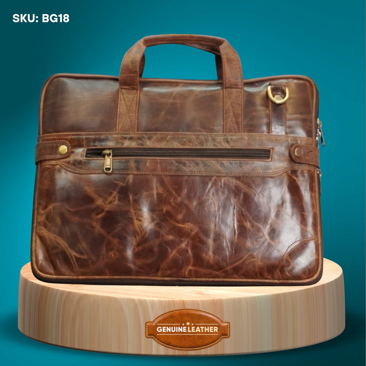 Fashius Corporate Genuine Leather Laptop Bag Wholesale BG18