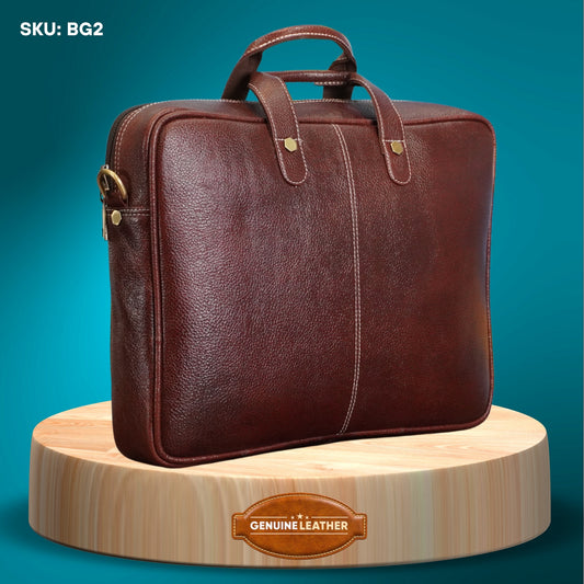 Fashius Corporate Genuine Leather Messenger Laptop Bag Wholesale BG2