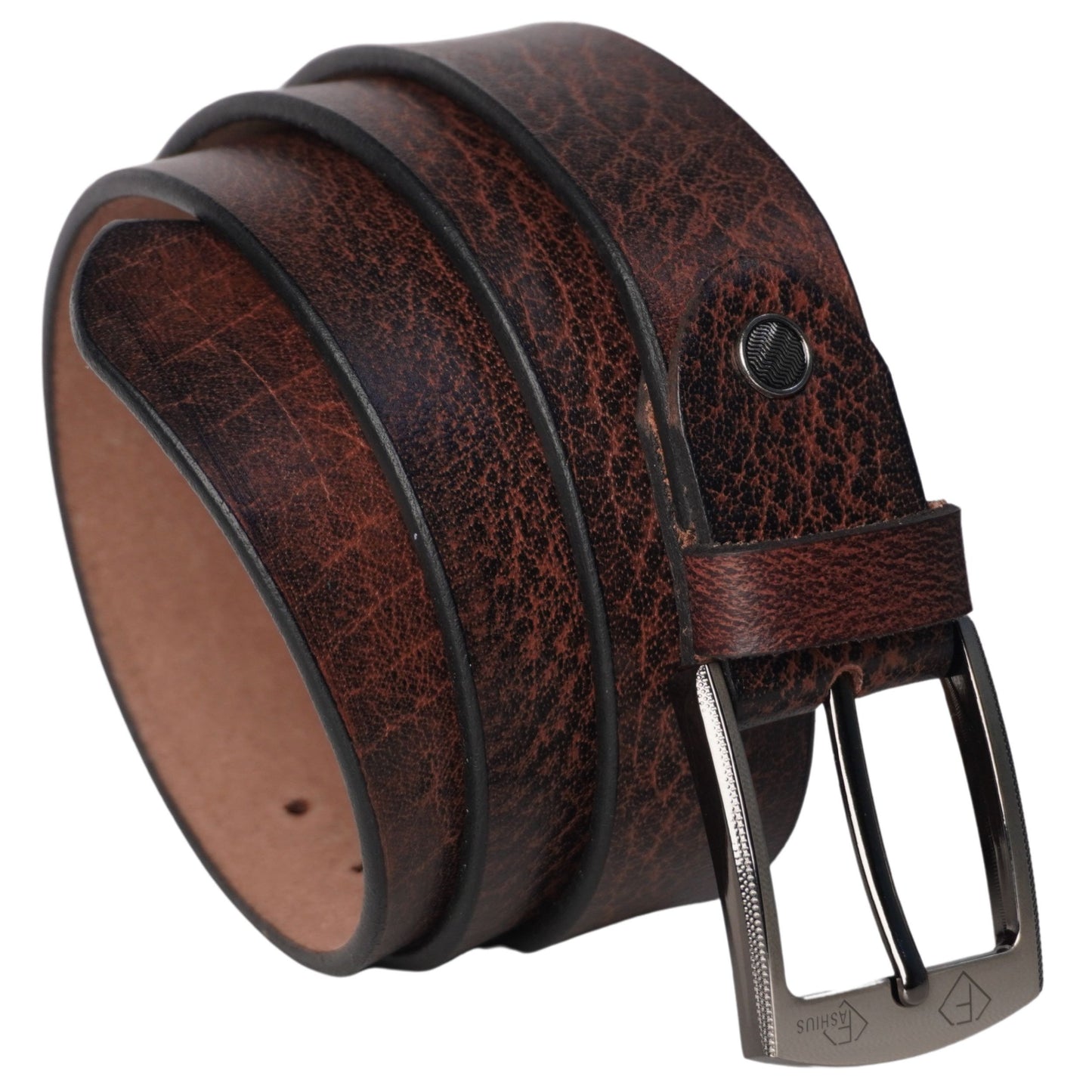 Fashius Men Brown Genuine Leather Belt