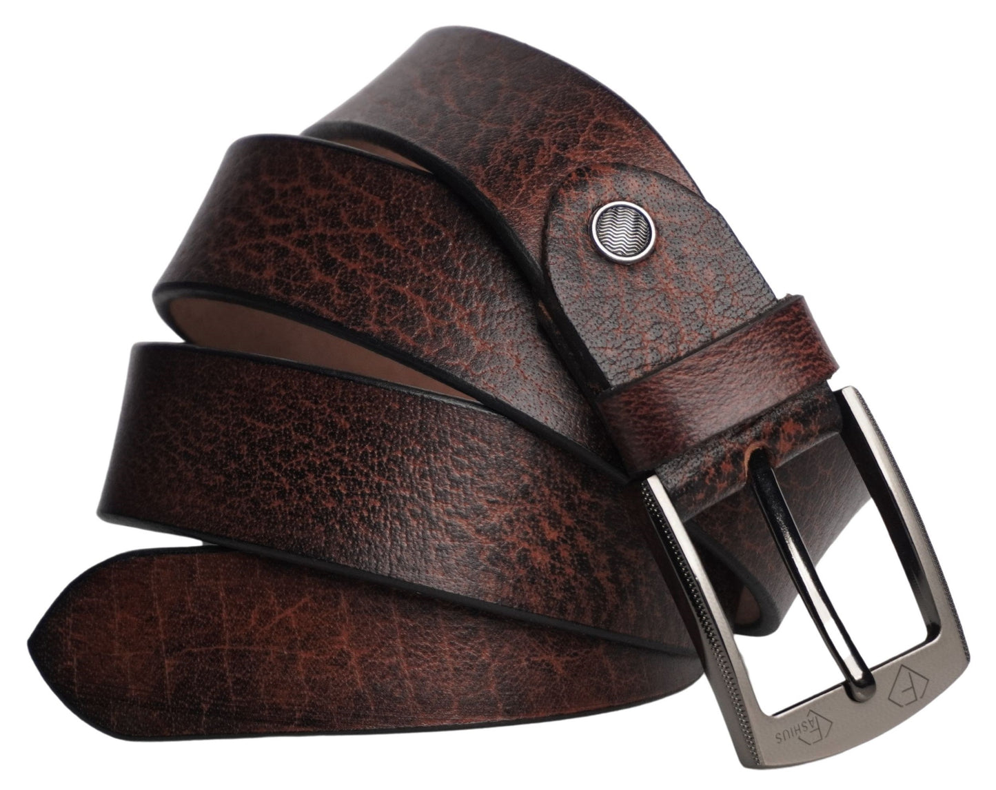 Fashius Men Brown Genuine Leather Belt
