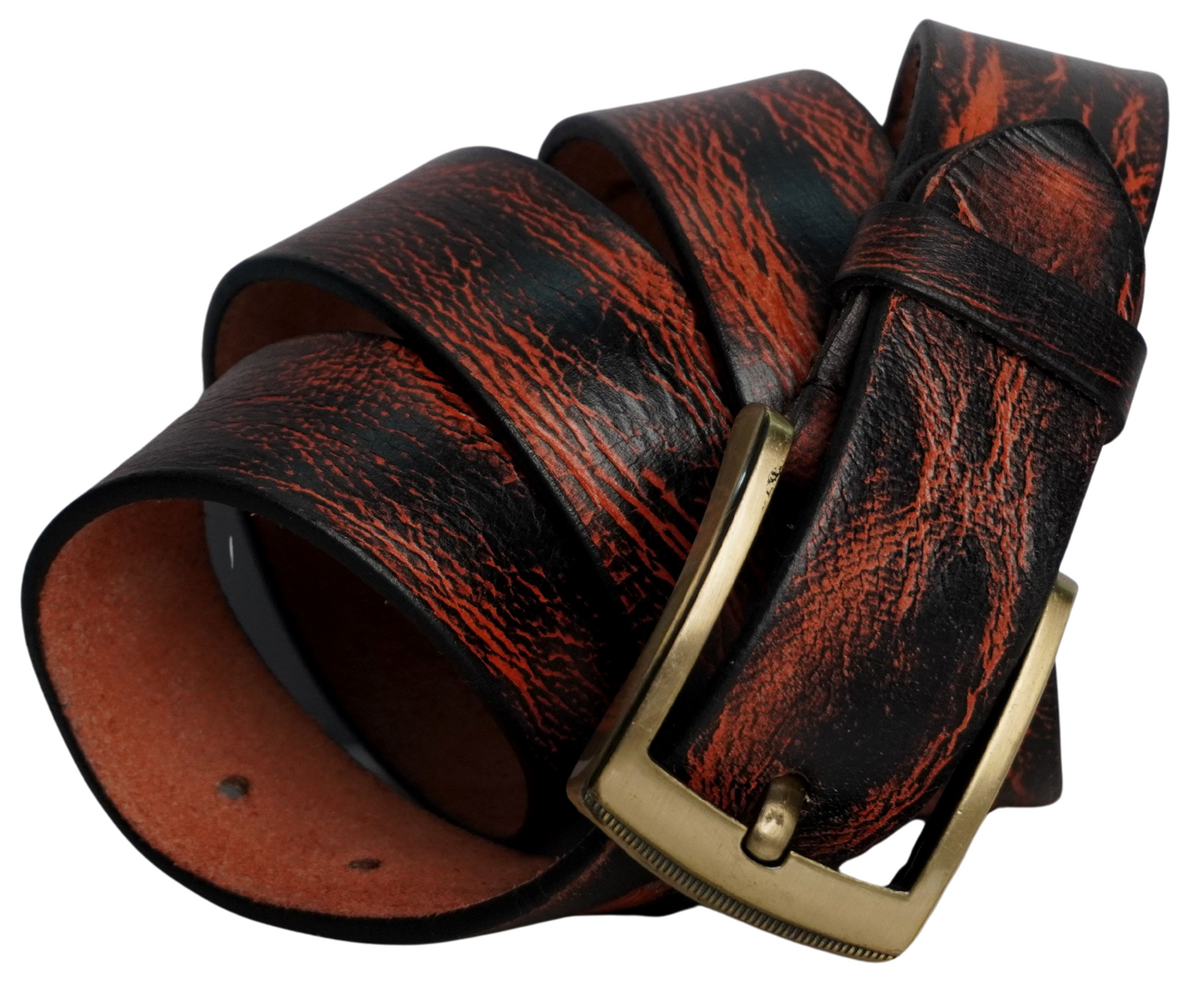 Fashius Men Casual Brown Genuine Leather Belt
