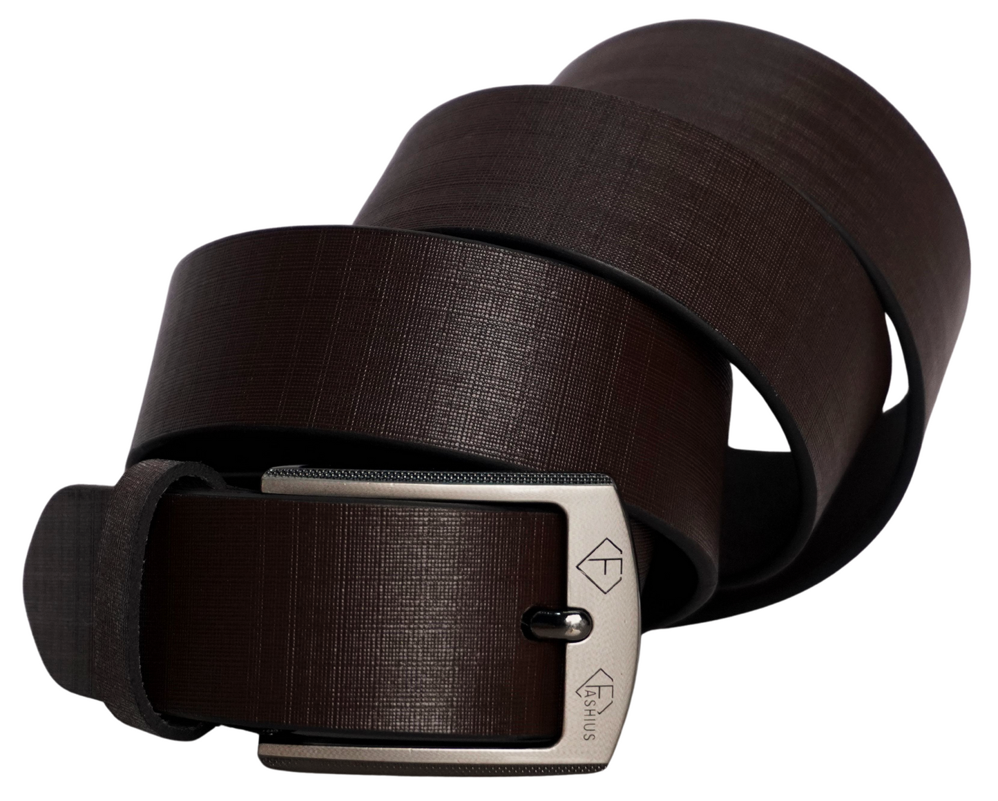 Fashius Men Casual Brown Genuine Leather Belt