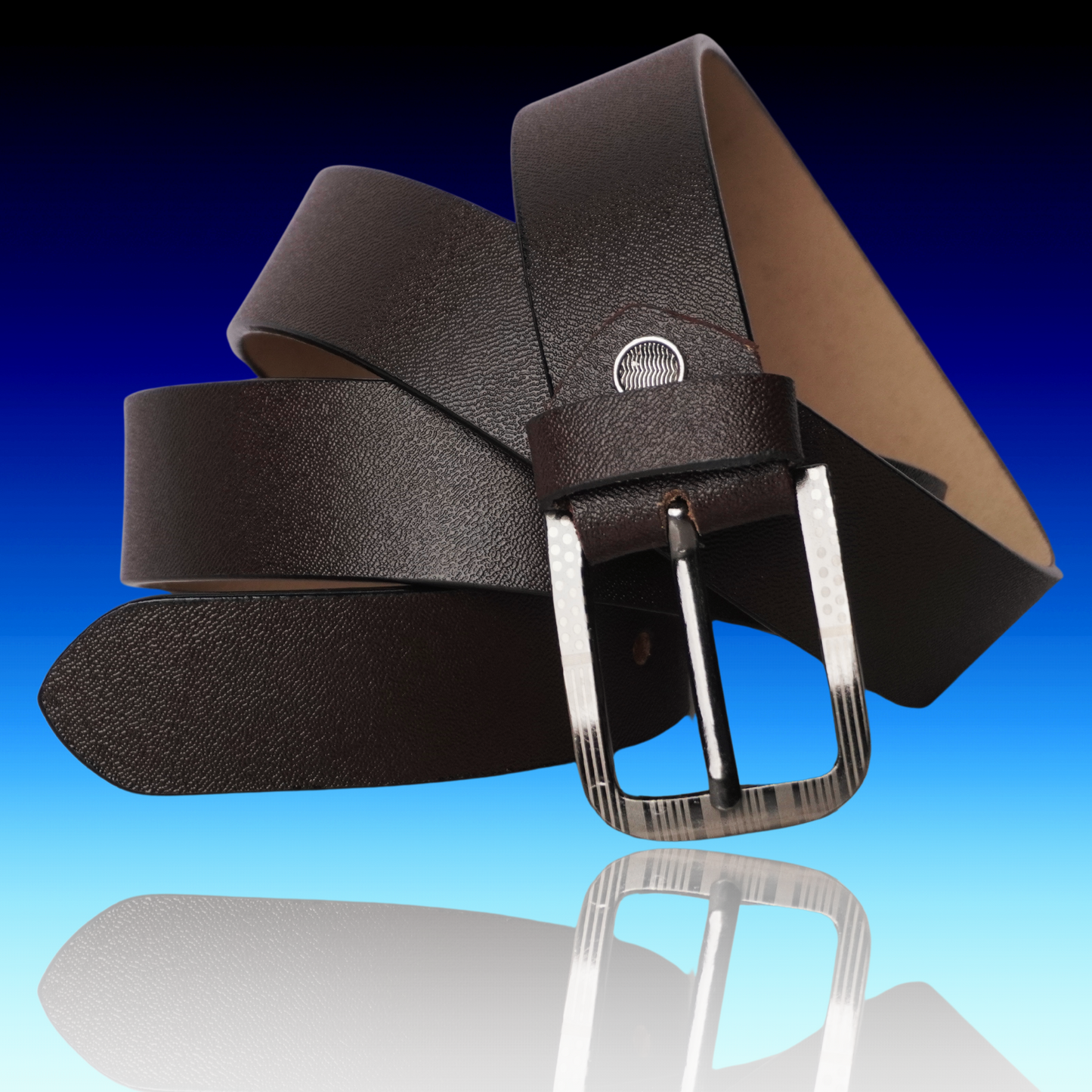 Fashius Men Formal Brown Genuine Leather Belt