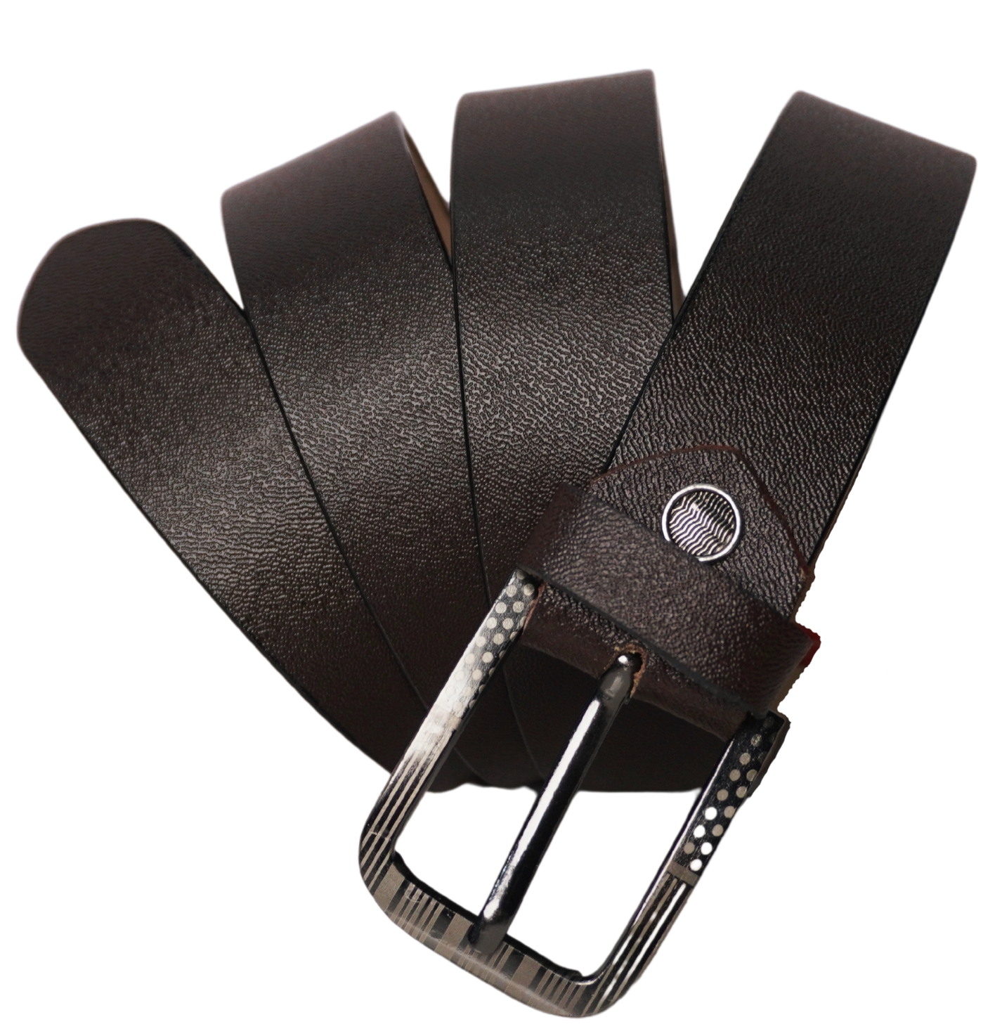 Fashius Men Formal Brown Genuine Leather Belt
