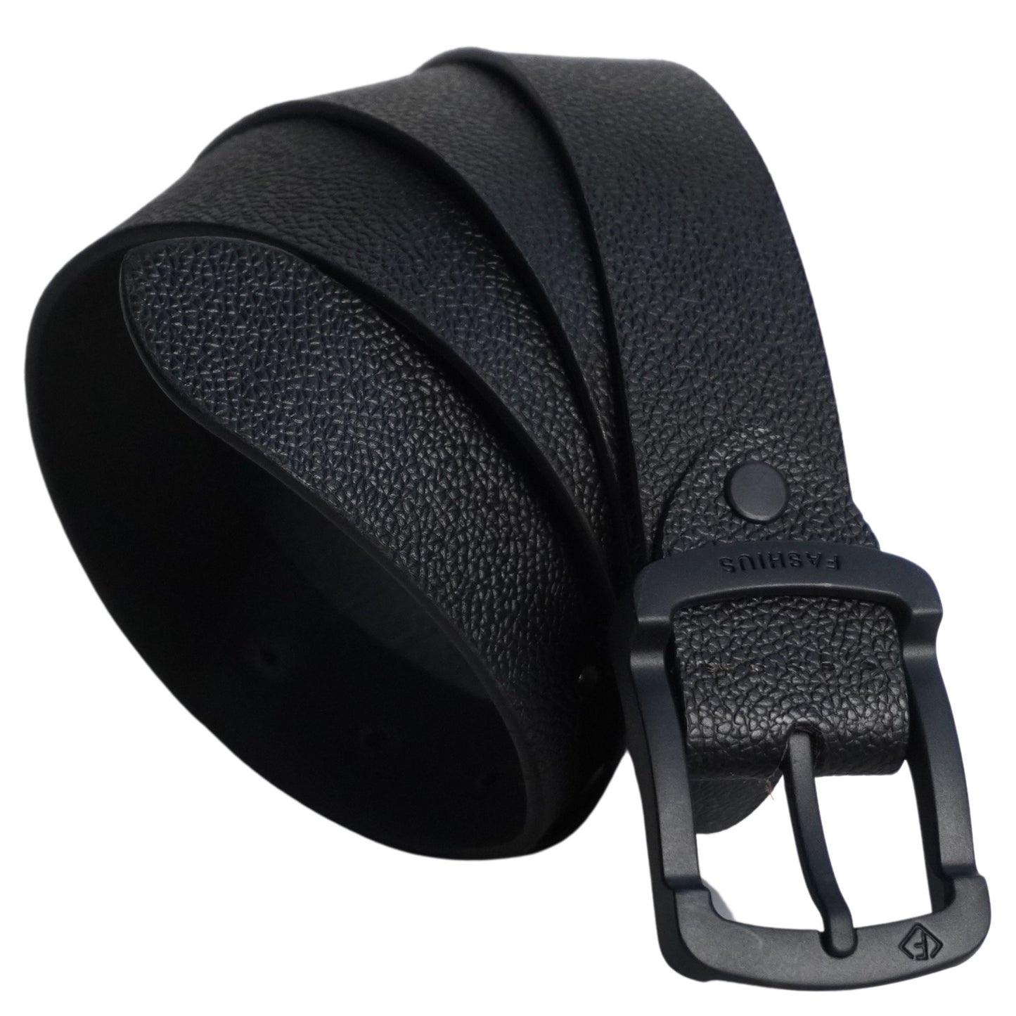 Fashius Men Formal Black Genuine Leather Belt