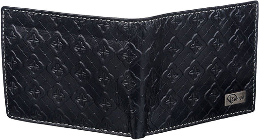 Fashius Men Black Genuine Leather Wallet