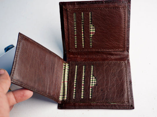 Fashius Men Brown Genuine Leather Wallet