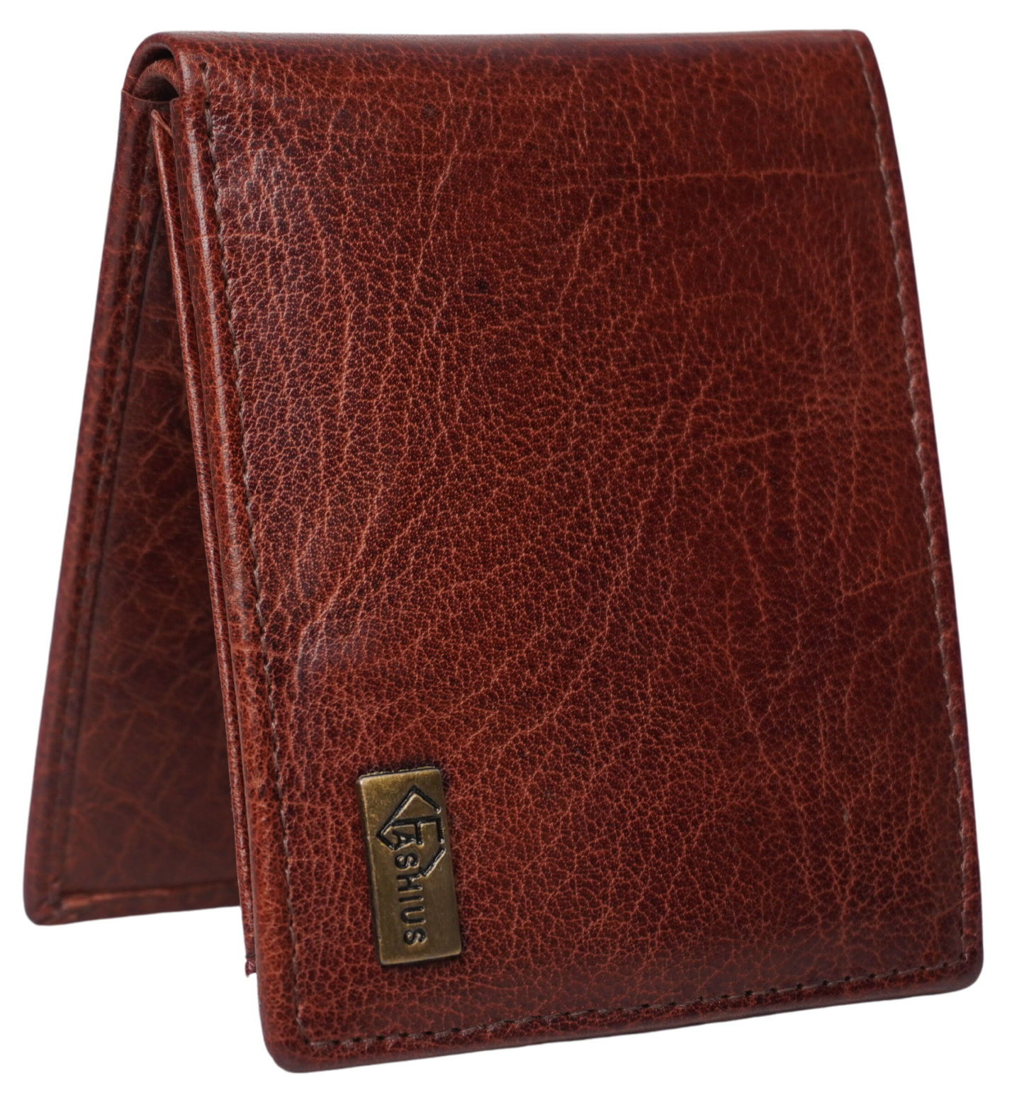 Fashius Men Brown Genuine Leather Wallet