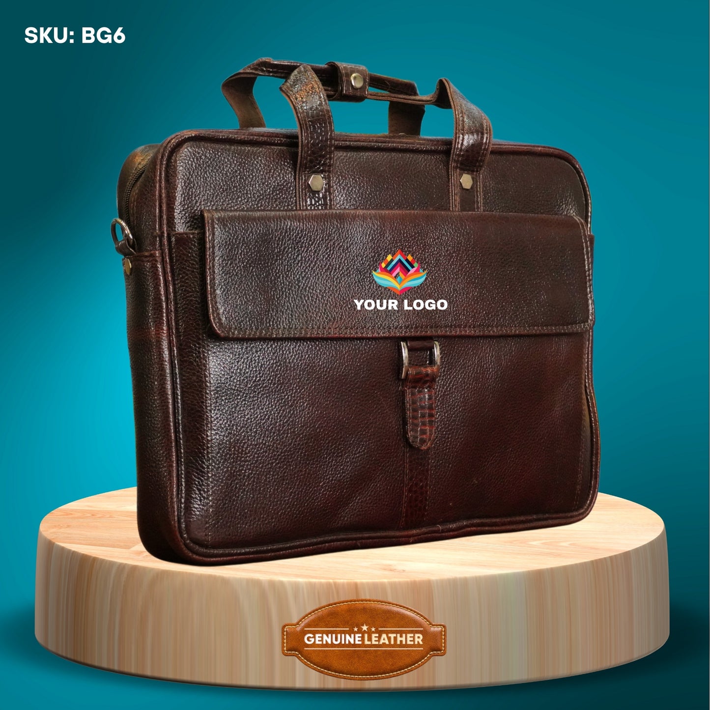 Fashius Corporate Genuine Leather Messenger Laptop Bag Wholesale  BG6