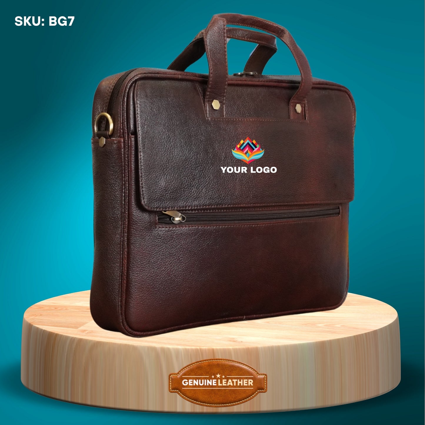 Fashius Corporate Genuine Leather Messenger Laptop Bag Wholesale  BG7