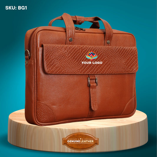 Fashius Corporate Genuine Leather Messenger Laptop Bag Wholesale  BG1