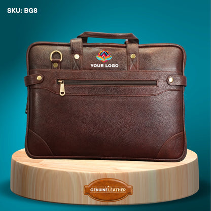 Fashius Corporate Genuine Leather Messenger Laptop Bag Wholesale  BG8