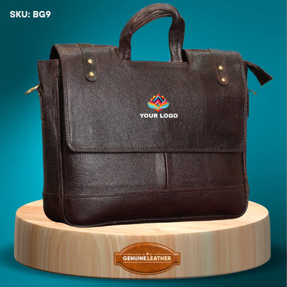 Fashius Corporate Genuine Leather Messenger Laptop Bag Wholesale  BG9