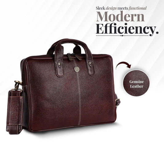Fashius Genuine Leather Laptop Bag