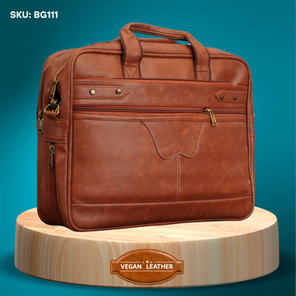 Fashius Corporate Artificial Leather Messenger Laptop Bag Wholesale  BG111