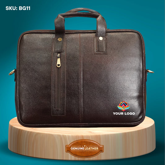 Fashius Corporate Genuine Leather Messenger Laptop Bag Wholesale  BG11