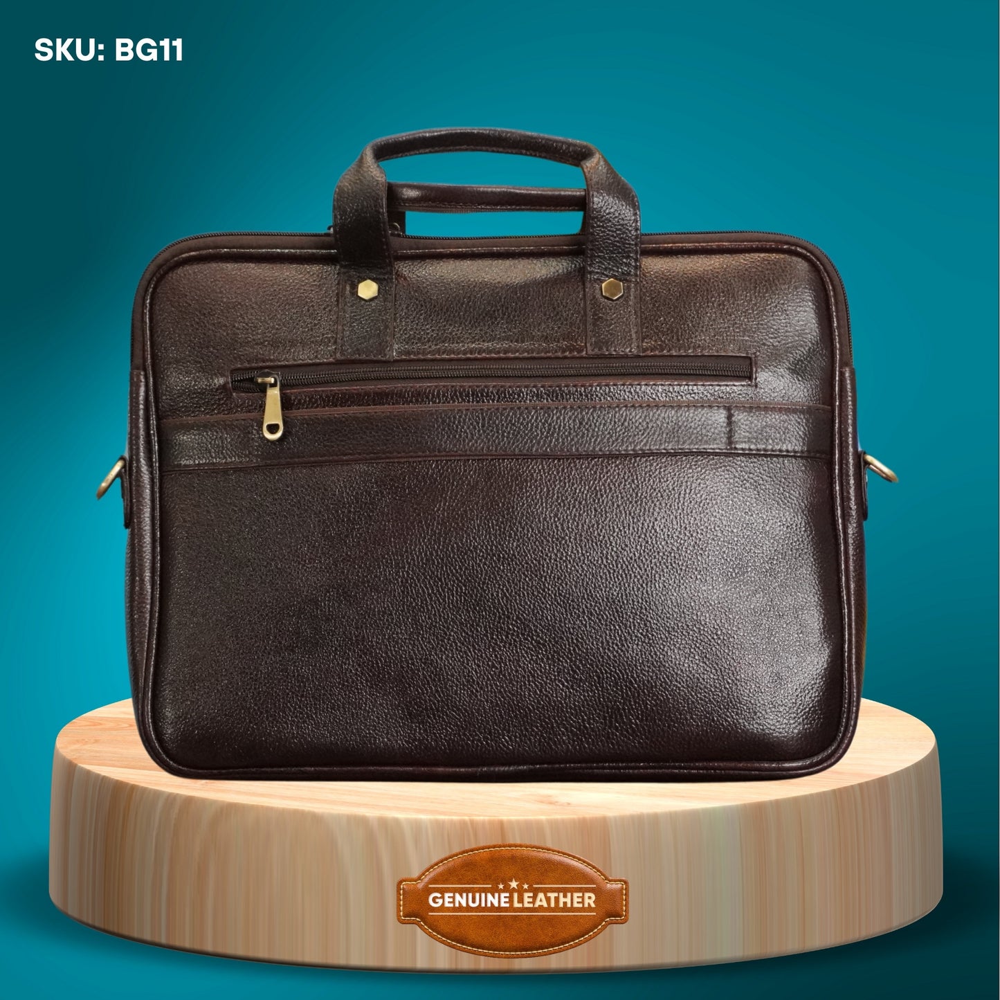 Fashius Corporate Genuine Leather Messenger Laptop Bag Wholesale  BG12