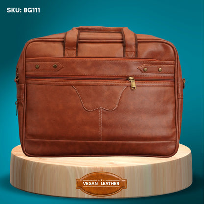 Fashius Corporate Artificial Leather Messenger Laptop Bag Wholesale  BG111