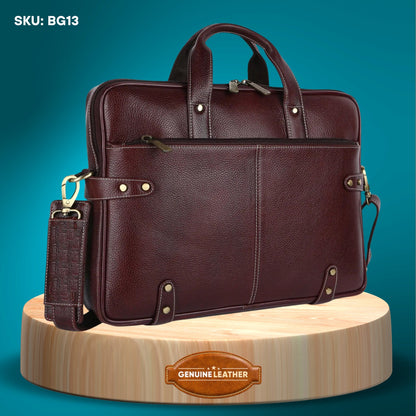 Fashius Corporate Genuine Leather Messenger Laptop Bag Wholesale  BG13