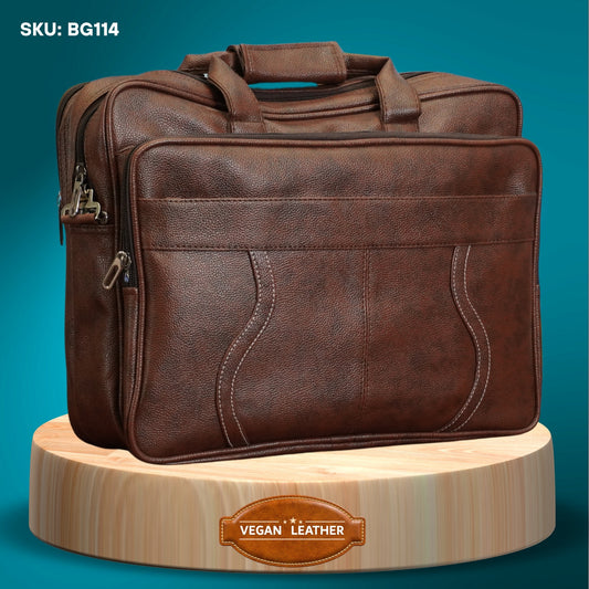 Fashius Corporate Artificial Leather Messenger Laptop Bag Wholesale  BG114