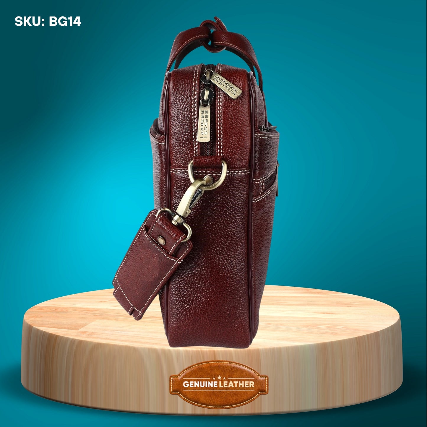 Fashius Corporate Genuine Leather Messenger Laptop Bag Wholesale  BG14
