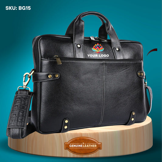 Fashius Corporate Genuine Leather Messenger Laptop Bag Wholesale  BG15