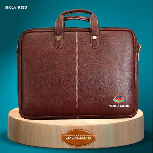 Fashius Corporate Genuine Leather Messenger Laptop Bag Wholesale  BG2