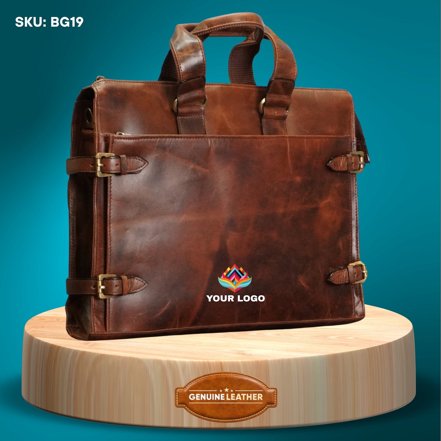 Fashius Corporate Genuine Leather Laptop Bag Wholesale  BG19