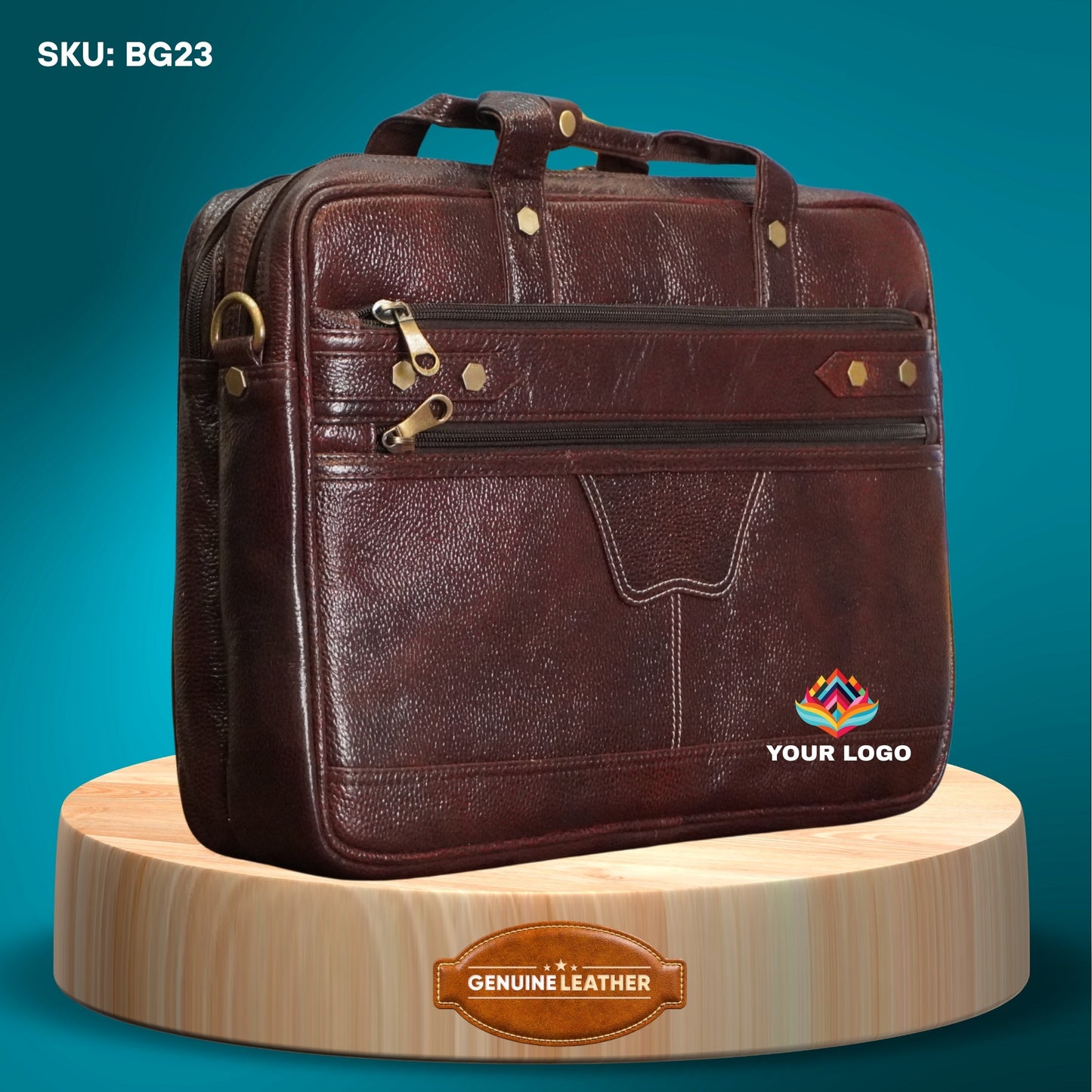 Fashius Corporate Genuine Leather Laptop Bag Wholesale  BG23