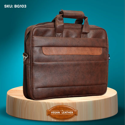 Fashius Corporate Artificial Leather Messenger Laptop Bag Wholesale  BG103