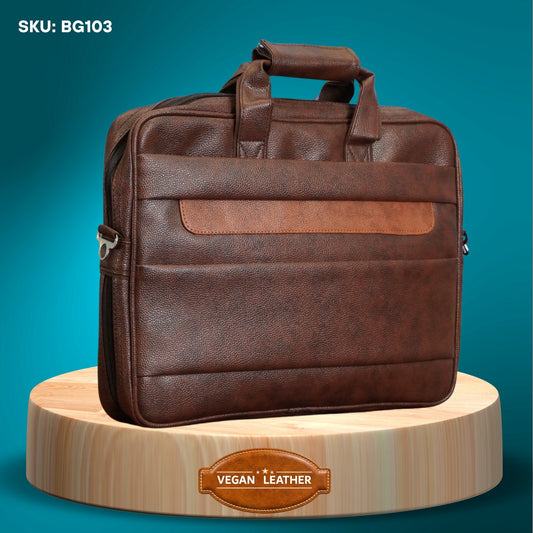 Fashius Corporate Artificial Leather Messenger Laptop Bag Wholesale  BG103