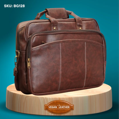 Fashius Corporate Artificial Leather Messenger Laptop Bag Wholesale  BG128