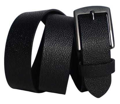 Fashius Men Formal Black Genuine Leather Belt