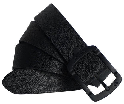 Fashius Men Formal Black Genuine Leather Belt