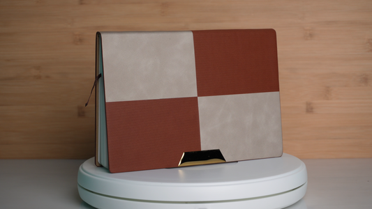 Fashius Vegan Leather Notebook Diary D2 | Customized Logo | A5, 192 Pages
