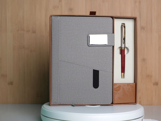 Fashius Corporate Gifts Wholesale Delhi || Notebook and Pen G208