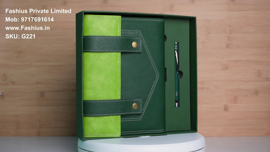 Fashius Corporate Gifts Wholesale Delhi || Notebook and Pen G221