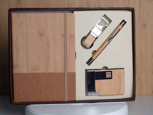 Fashius Corporate Gift Set 4 || Notebook Cardholder Keychain Pen G401
