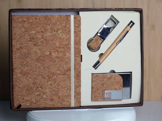 Fashius Corporate Gift Set 4 || Notebook Cardholder Keychain Pen G409