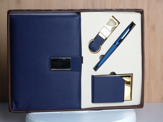 Fashius Corporate Gift Set 4 || Notebook Cardholder Keychain Pen G415