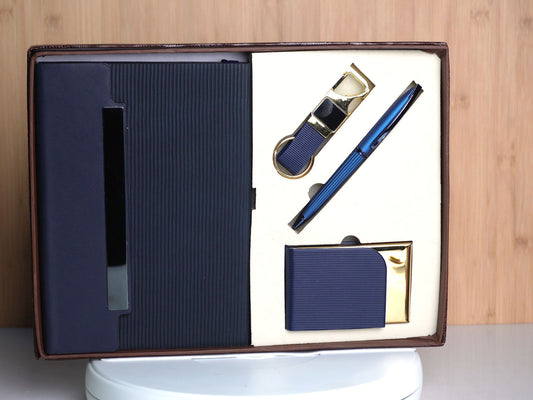 Fashius Corporate Gift Set 4 || Notebook Cardholder Keychain Pen G416