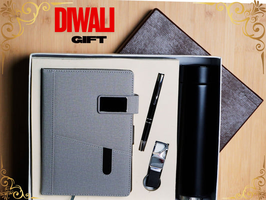 Fashius Corporate Gift Set 4 || Notebook Bottle Keychain Pen GB408