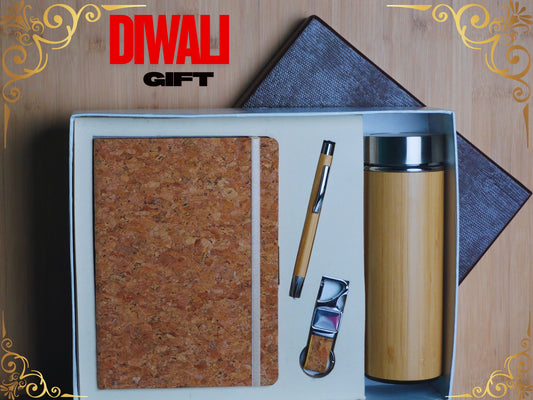 Fashius Corporate Gift Set 4 || Notebook Bottle Keychain Pen GB409