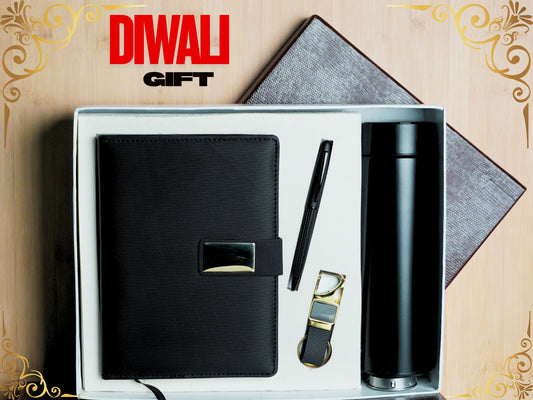 Fashius Corporate Gift Set 4 || Notebook Bottle Keychain Pen GB412