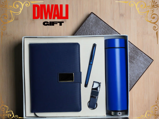 Fashius Corporate Gift Set 4 || Notebook Bottle Keychain Pen GB415