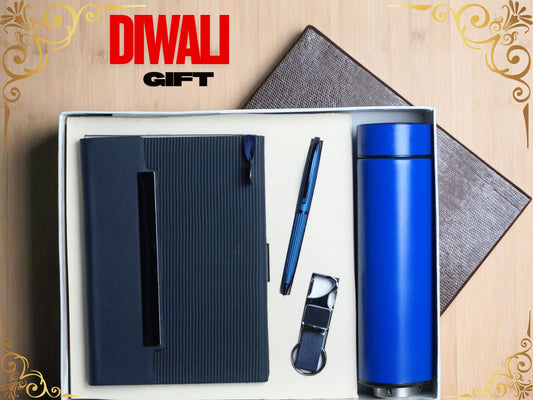 Fashius Corporate Gift Set 4 || Notebook Bottle Keychain Pen GB416
