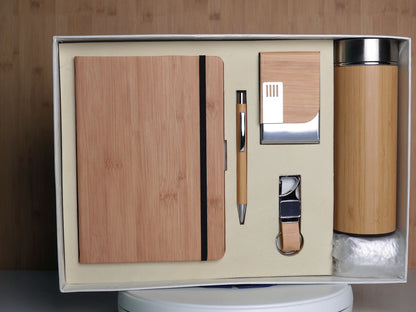 Fashius Corporate Gift Set 5 || Notebook Bottle Keychain Pen GB504