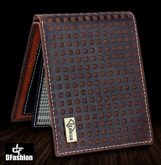 Fashius Men Brown Genuine Leather Wallet